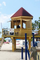 barbados beach hut