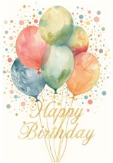 happy birthday balloons