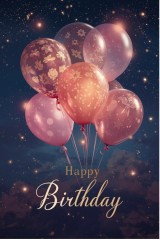 happy birthday balloons