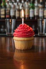 festive cupcake