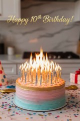 10th birthday cake