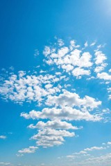 blue sky and clouds