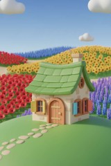 3d cottage