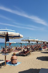 on the beach
